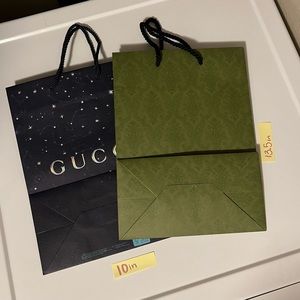 Louis Vuitton, Bags, Set Of 5 Luxury Shopping Bags Lv Hermes Guccigreat  For Props Or Display